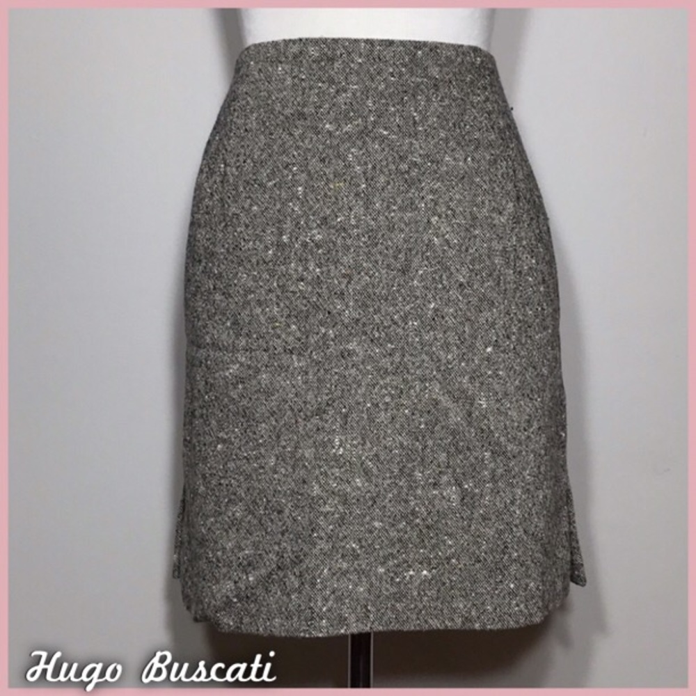 Hugo Buscati Wool Skirt